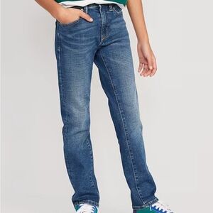 💚Old Navy Boys Straight Jeans in Deep Blue